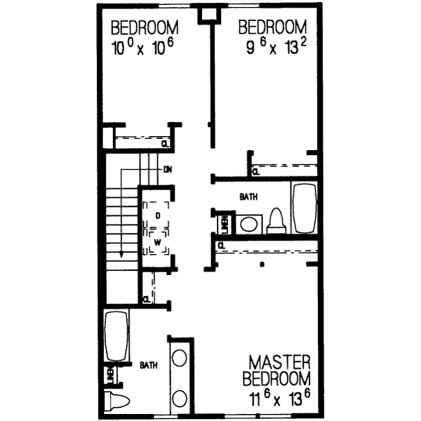 upper floor house blueprint