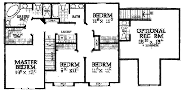 upper floor house blueprint