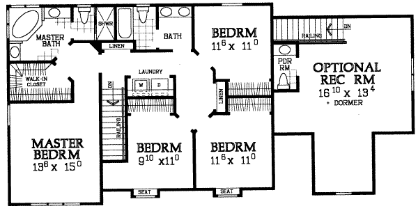 upper floor house blueprint