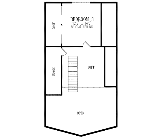 upper floor house blueprint