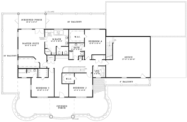upper floor house blueprint