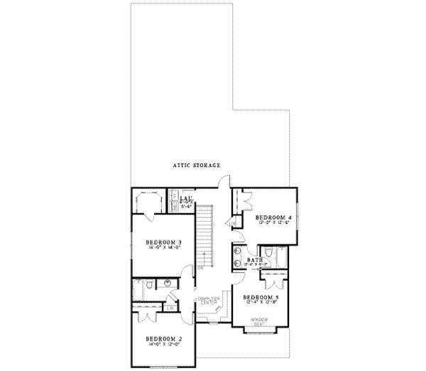 upper floor house blueprint