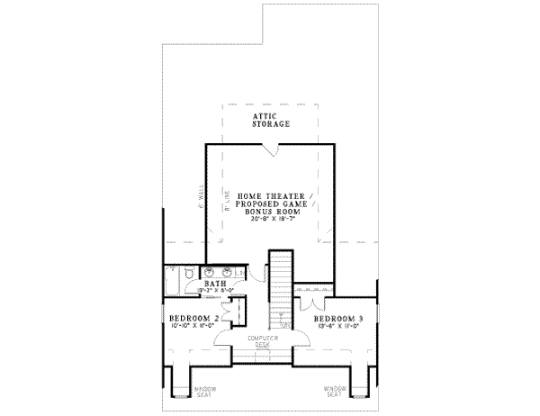 upper floor house blueprint