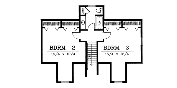 upper floor house blueprint