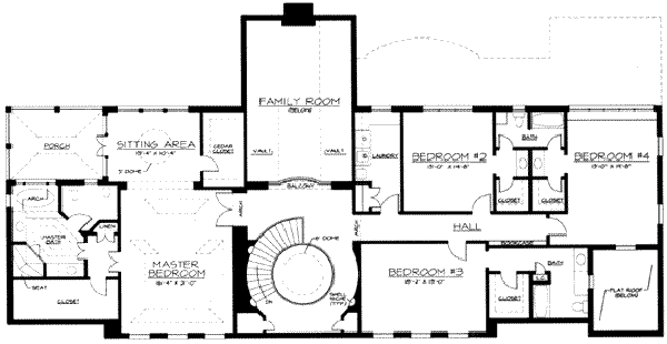 upper floor house blueprint