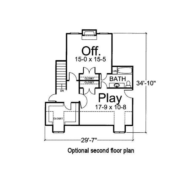 upper floor house blueprint
