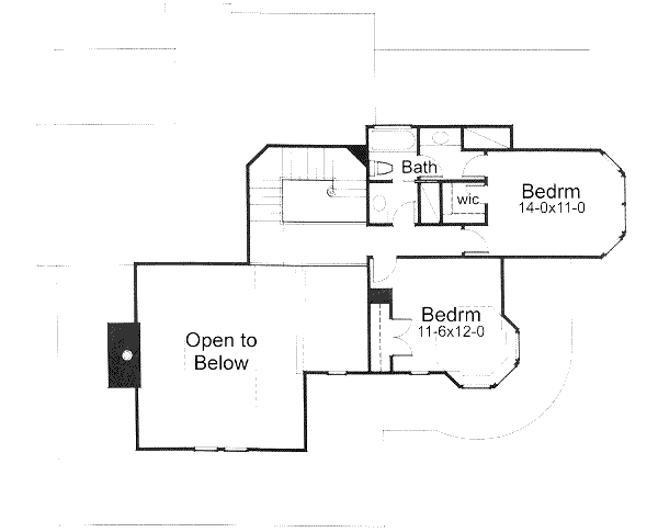 upper floor house blueprint