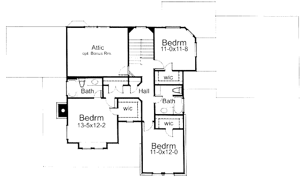 upper floor house blueprint