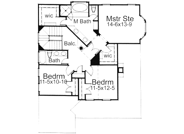 upper floor house blueprint