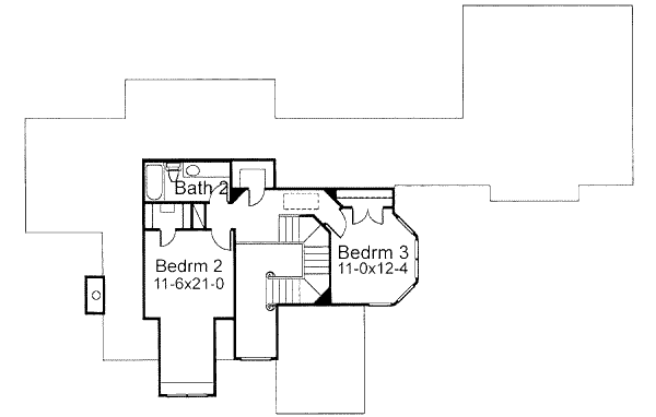 upper floor house blueprint
