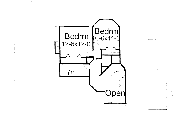 upper floor house blueprint