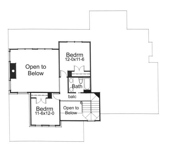 upper floor house blueprint