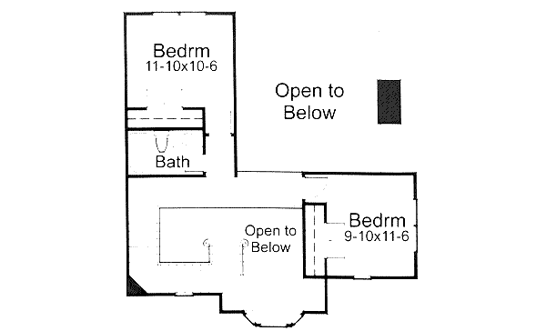 upper floor house blueprint