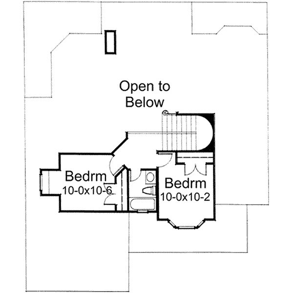 upper floor house blueprint