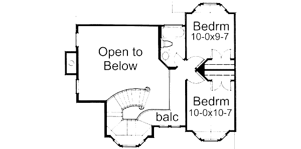 upper floor house blueprint