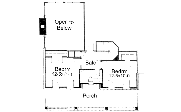upper floor house blueprint