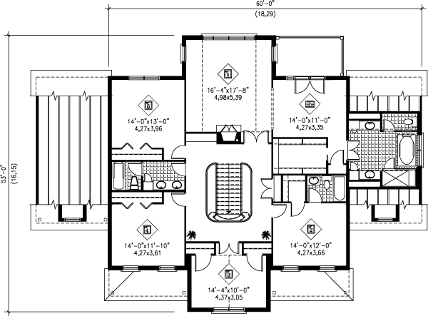 upper floor house blueprint