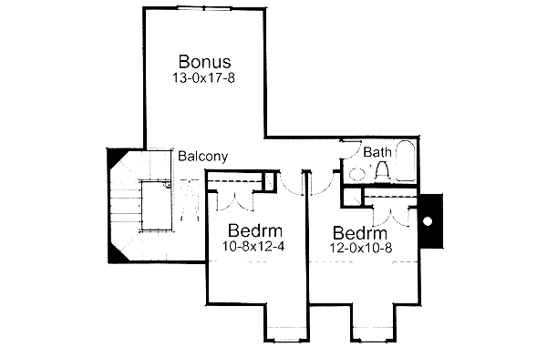 upper floor house blueprint