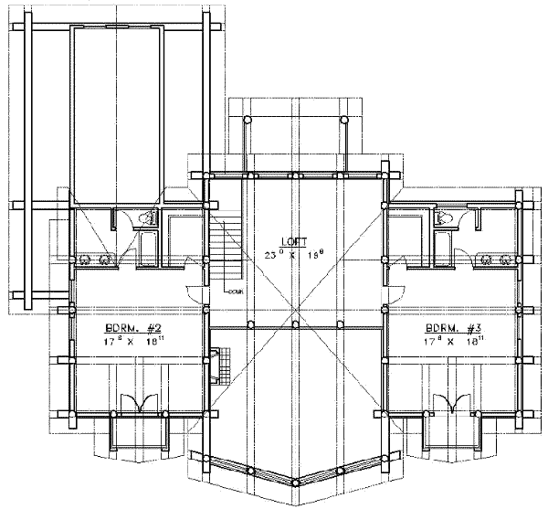 upper floor house blueprint
