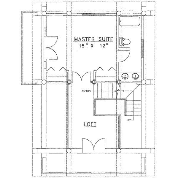 upper floor house blueprint