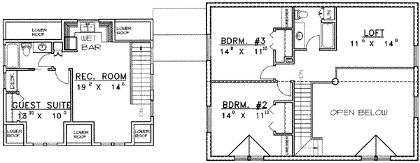 upper floor house blueprint