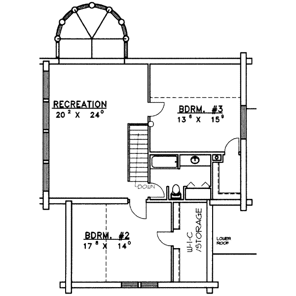 upper floor house blueprint