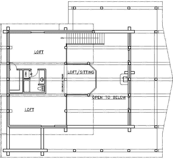upper floor house blueprint