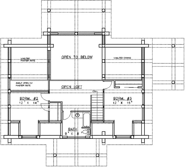 upper floor house blueprint