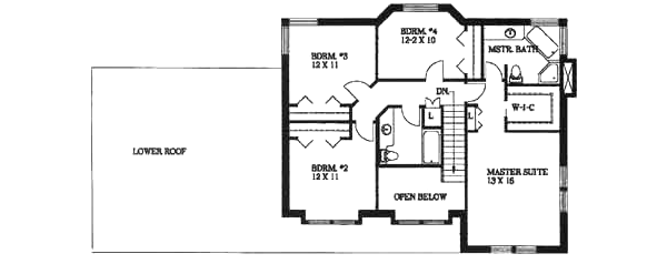 upper floor house blueprint