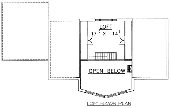 upper floor house blueprint