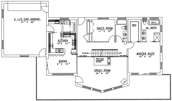 upper floor house blueprint
