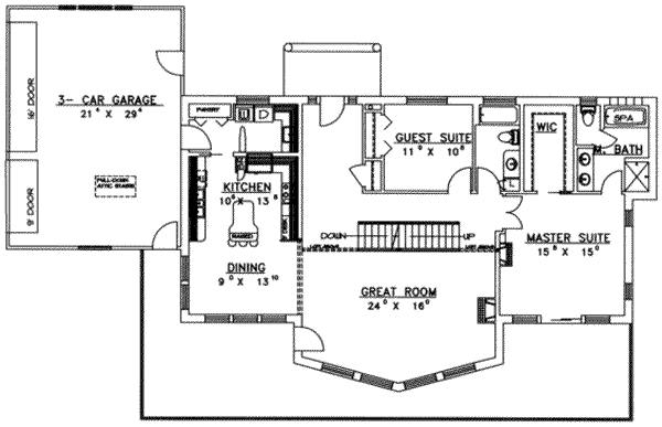 upper floor house blueprint
