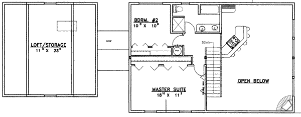 upper floor house blueprint
