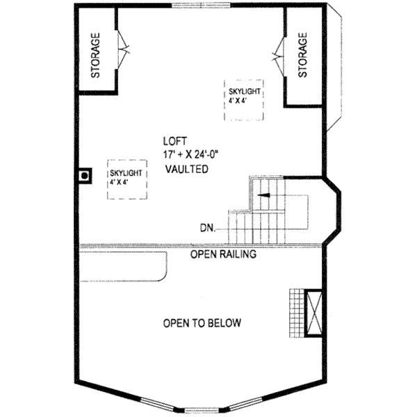 upper floor house blueprint