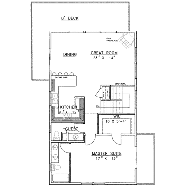 upper floor house blueprint
