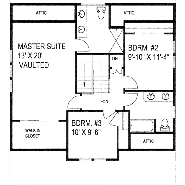 upper floor house blueprint