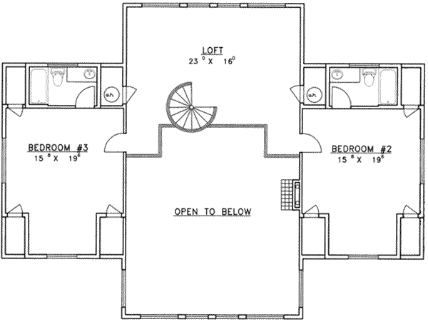upper floor house blueprint