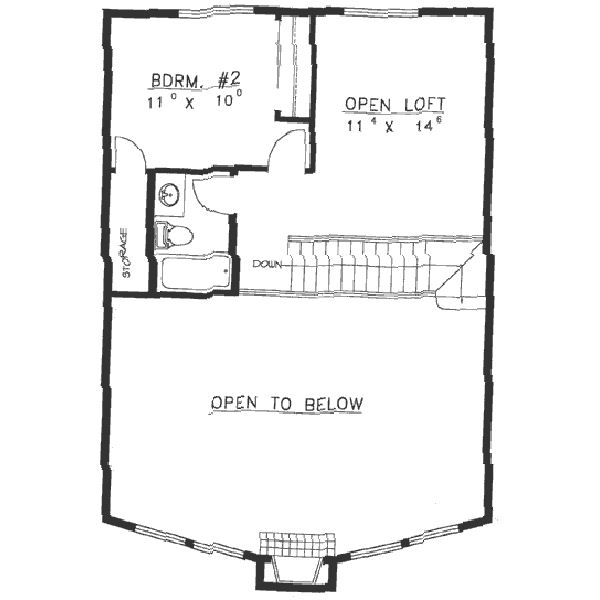 upper floor house blueprint