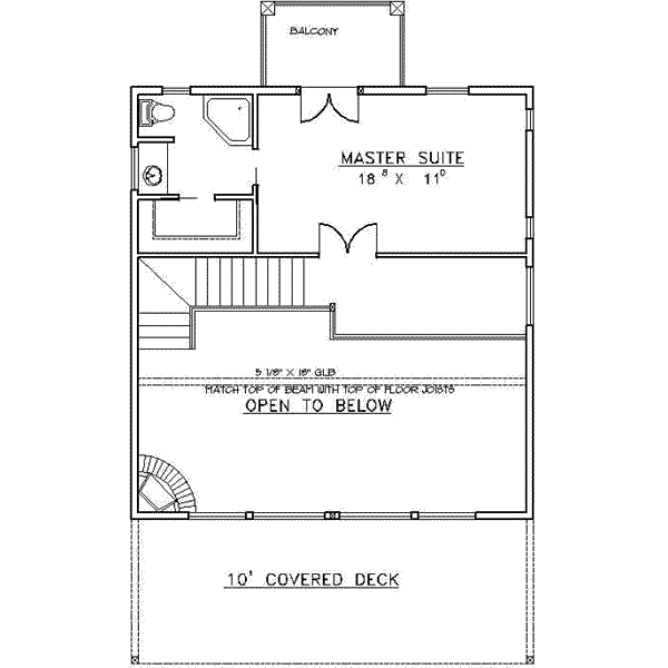 upper floor house blueprint