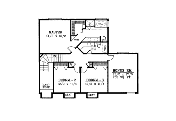 upper floor house blueprint