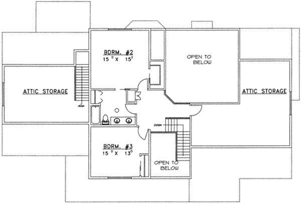 upper floor house blueprint