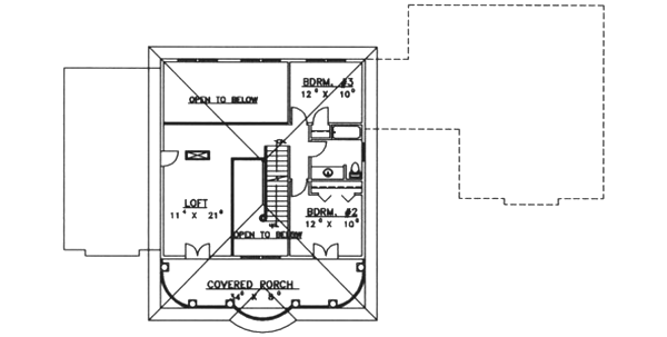 upper floor house blueprint