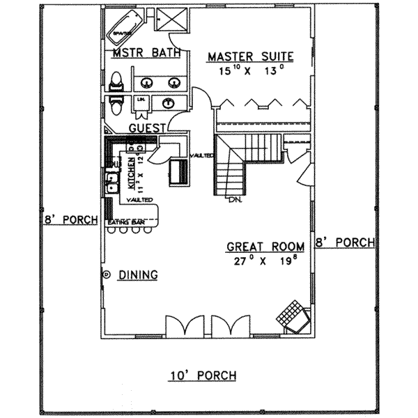 upper floor house blueprint