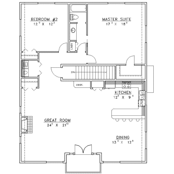 upper floor house blueprint