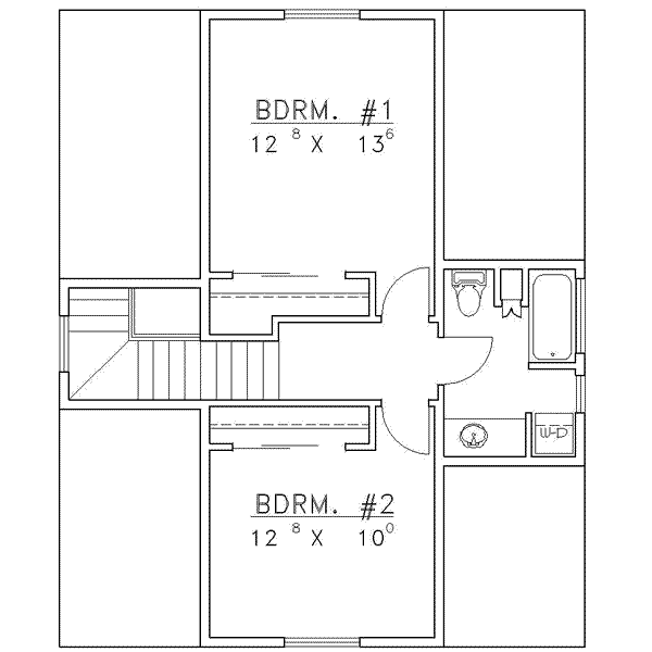 upper floor house blueprint