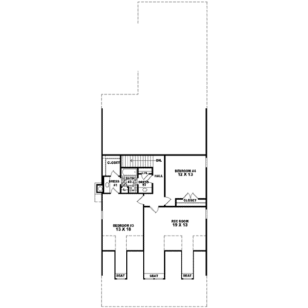 upper floor house blueprint
