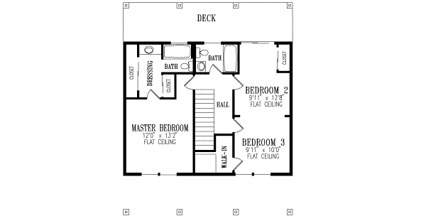 upper floor house blueprint