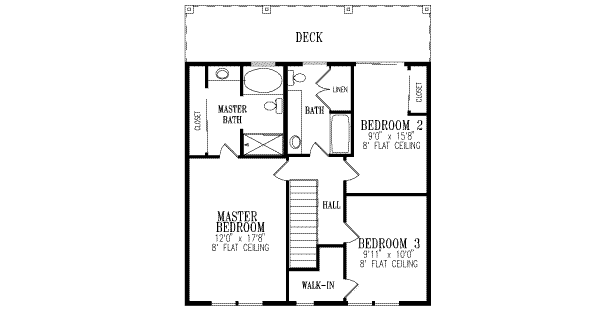 upper floor house blueprint