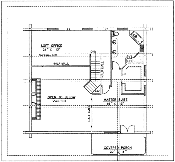 upper floor house blueprint