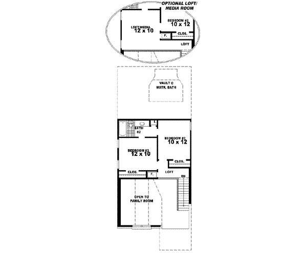 upper floor house blueprint